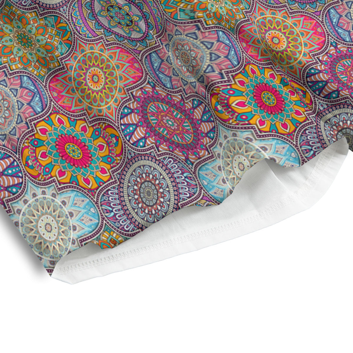 Mandala Bohemian Indian Print Pattern Men's Athletic Shorts