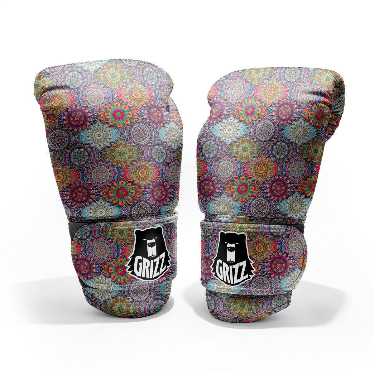 Mandala Bohemian Indian Print Pattern Pro Boxing Glove