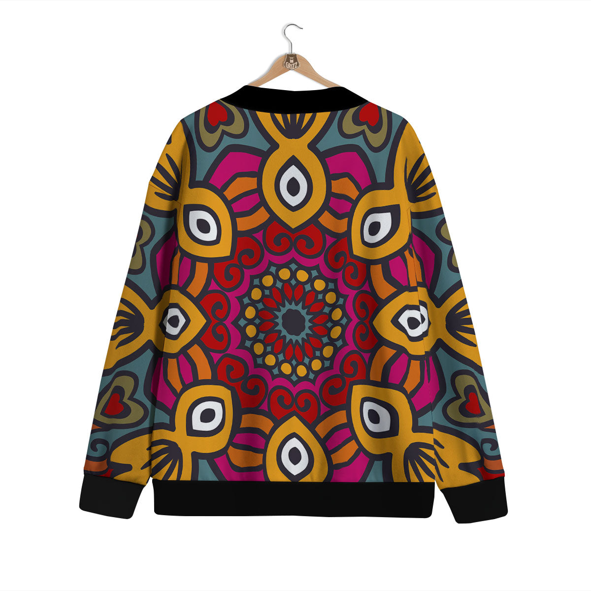 Mandala Bohemian Native Print Pattern Cardigan-grizzshop