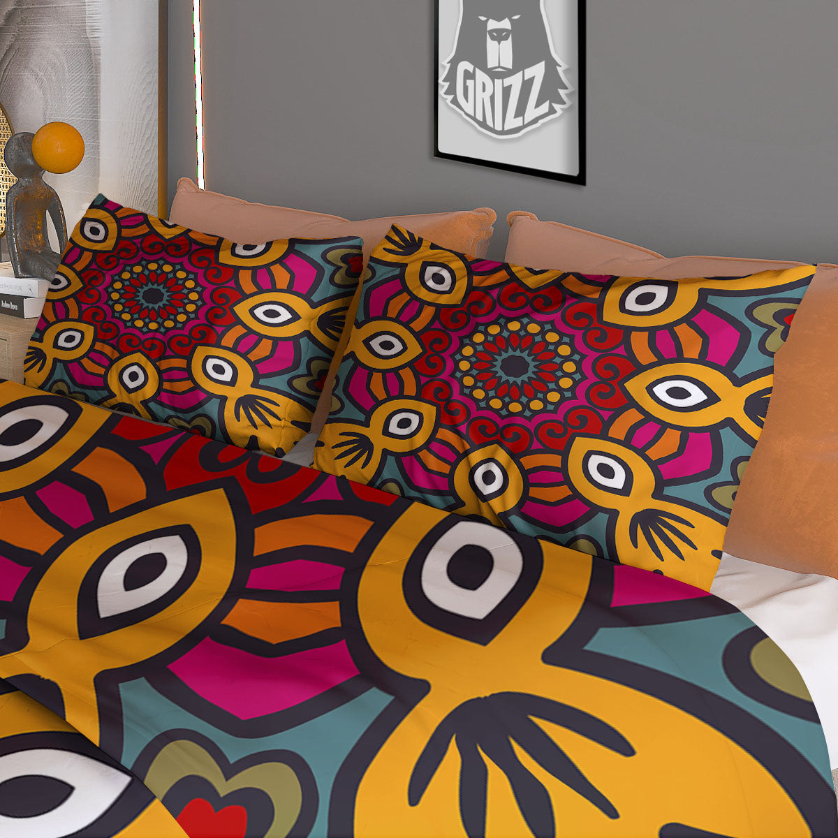 Ladybird Cute Print Pattern Duvet Cover Bedding Set