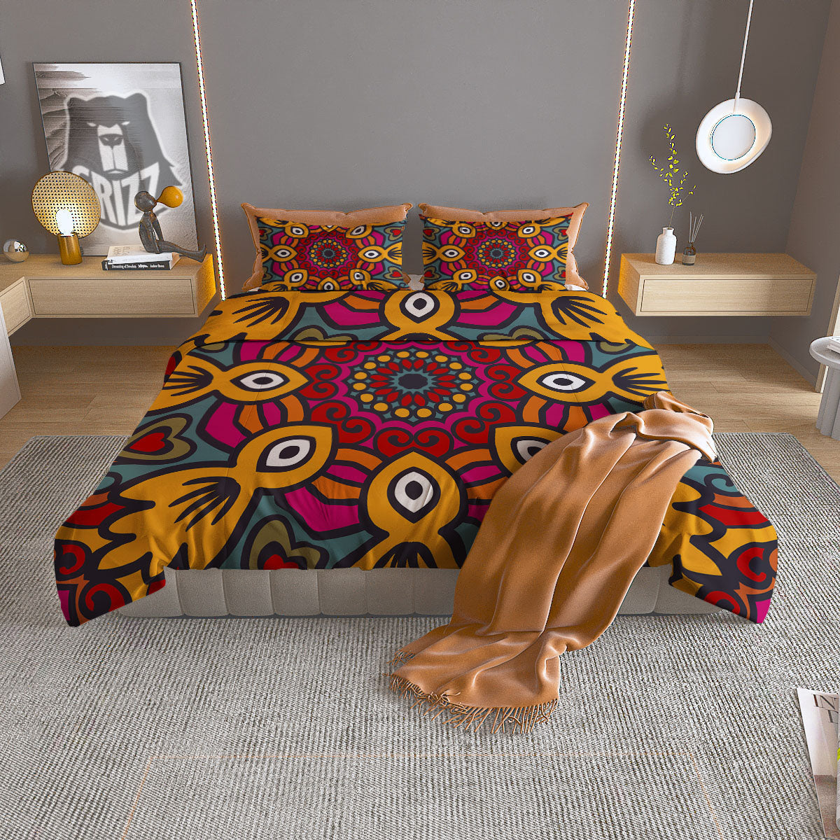 Ladybird Cute Print Pattern Duvet Cover Bedding Set