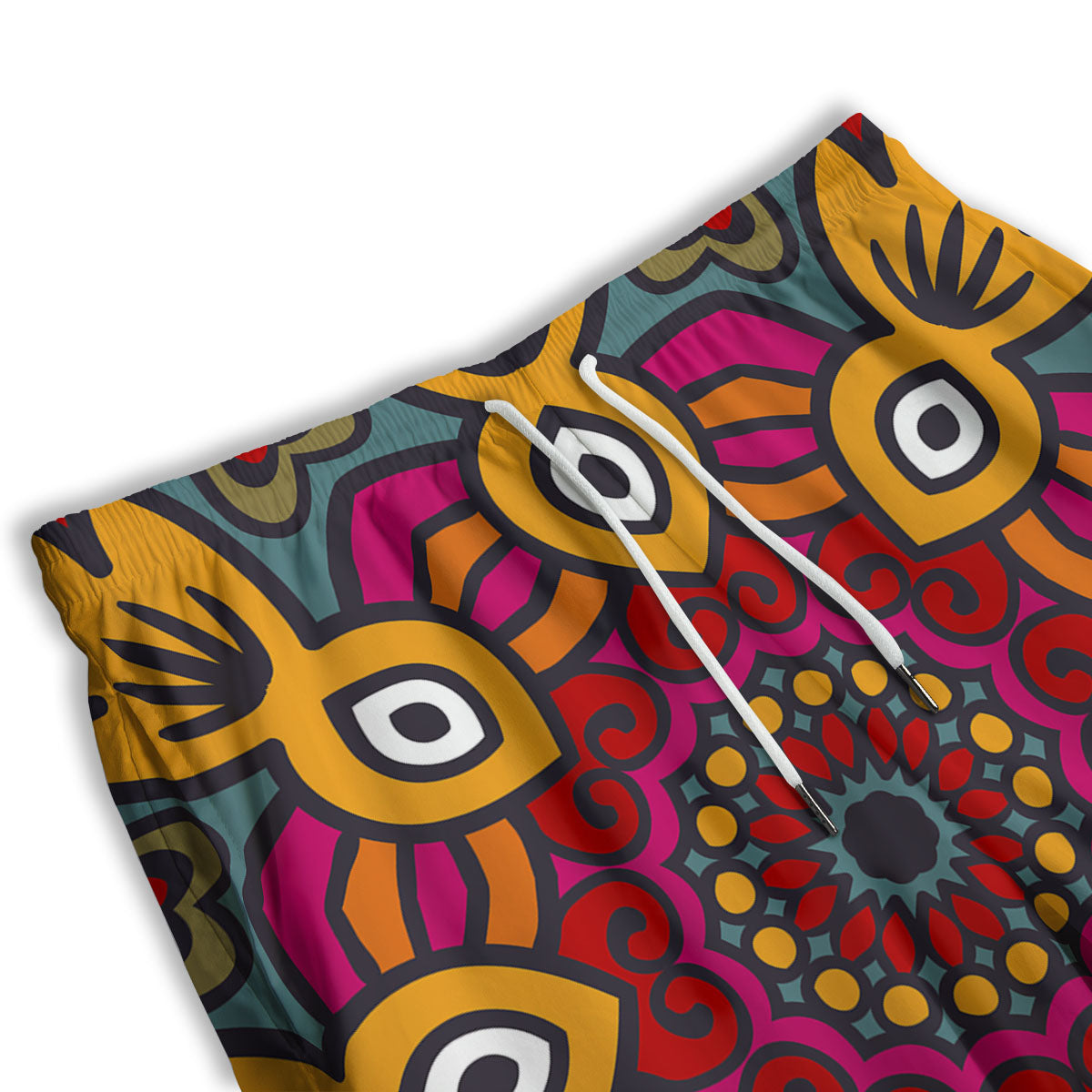 Mandala Bohemian Native Print Pattern Men's Athletic Shorts