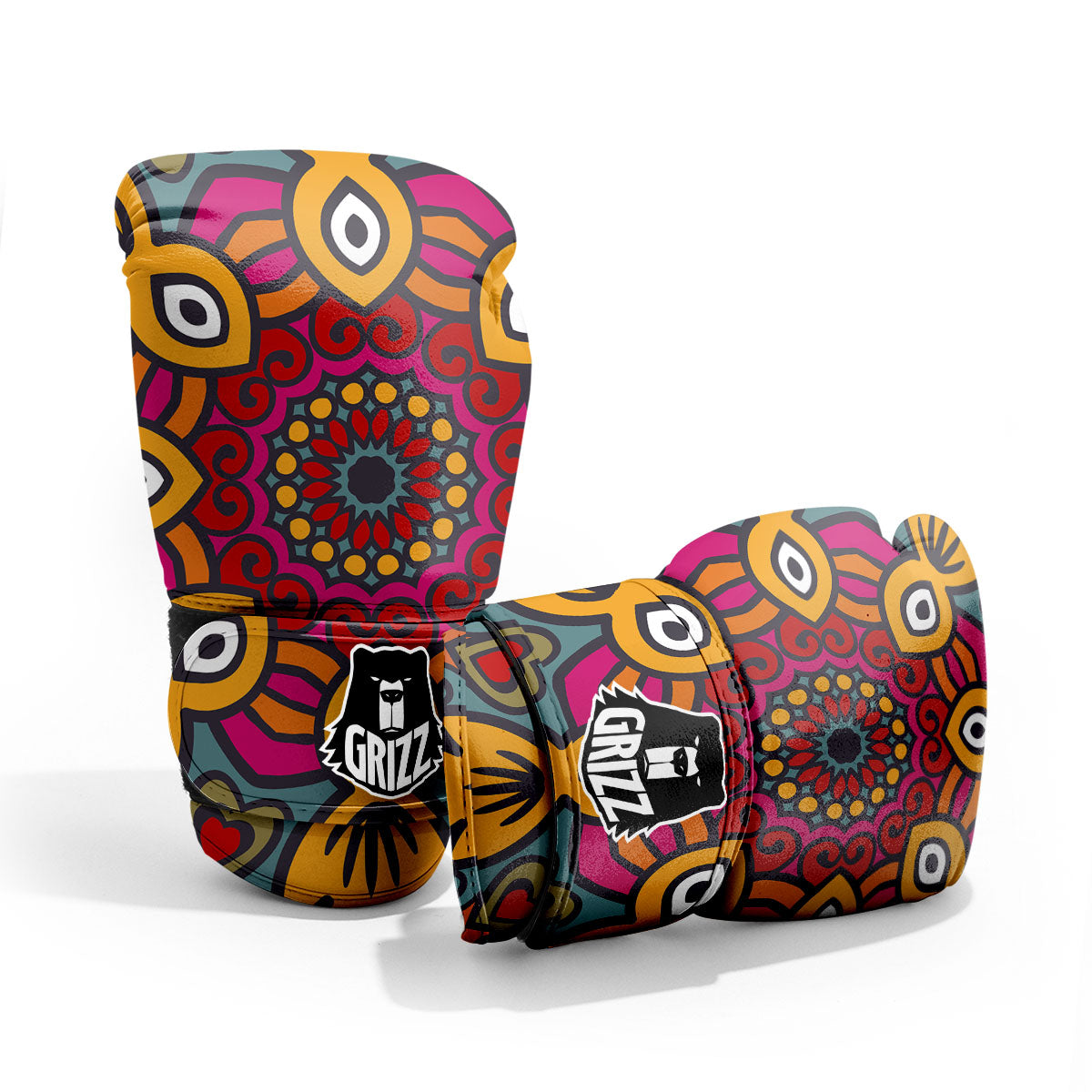 Mandala Bohemian Native Print Pattern Pro Boxing Glove