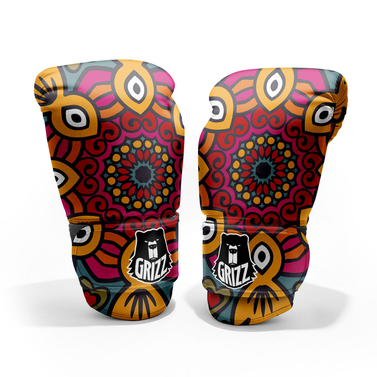 Mandala Bohemian Native Print Pattern Pro Boxing Glove