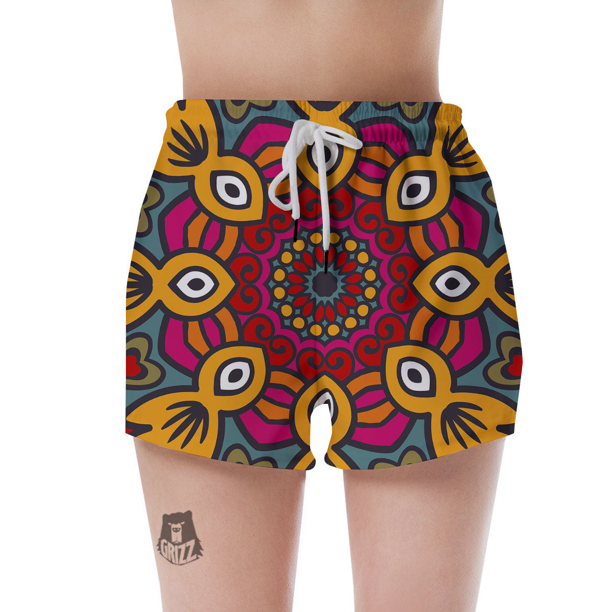 Jamaican Print Pattern Women's Shorts