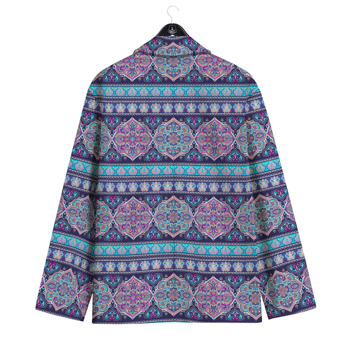 Mandala Ethnic Bohemian Print Pattern Men's Sport Coat-grizzshop