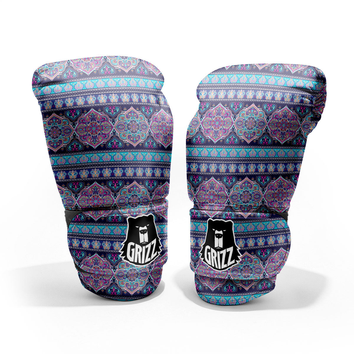 Mandala Ethnic Bohemian Print Pattern Pro Boxing Glove
