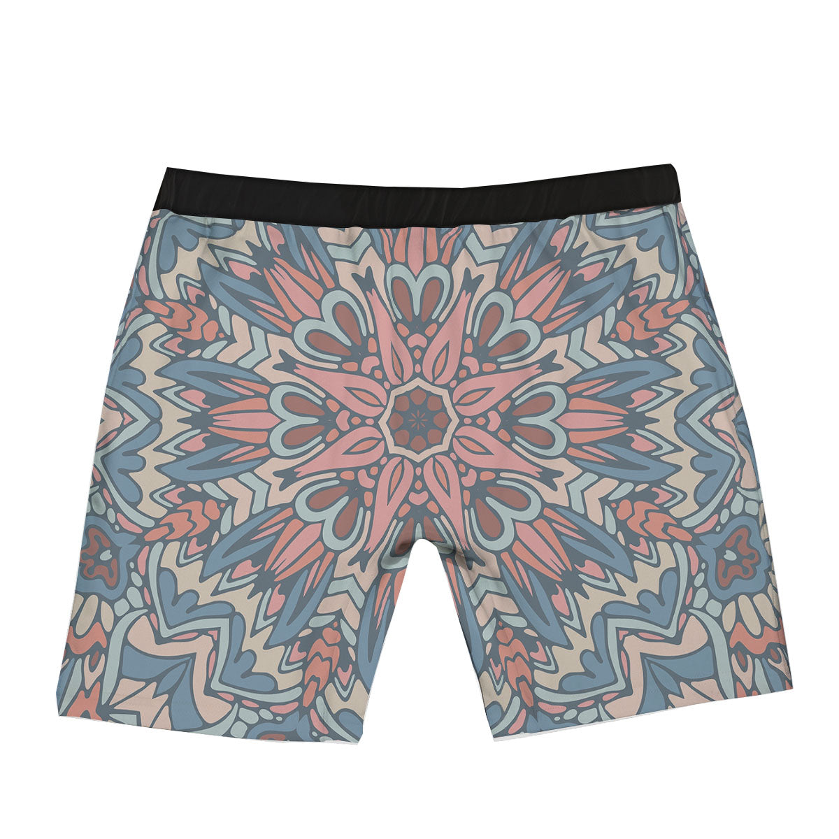 Mandala Ethnic Pastel Print Boxer Briefs-grizzshop