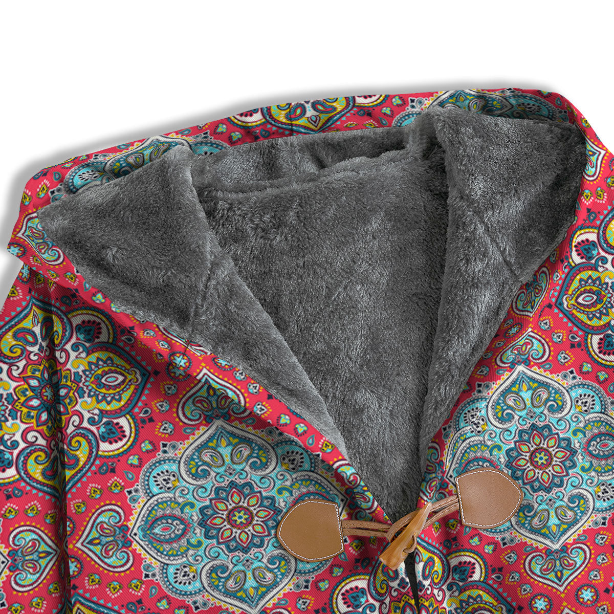 Mandala Floral Paisley Print Men's Windbreaker Jacket-grizzshop