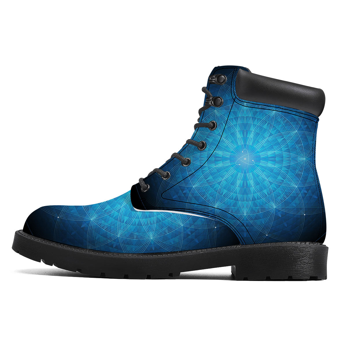 Mandala Light Print Boots-grizzshop