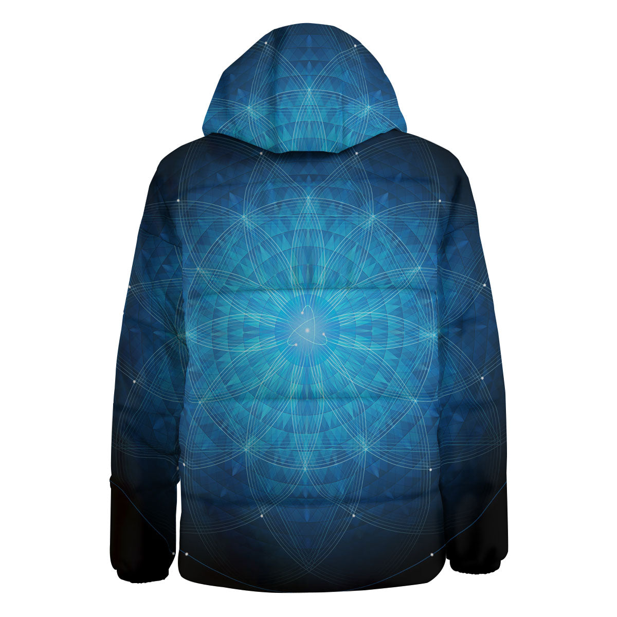 Mandala Light Print Down Jacket-grizzshop