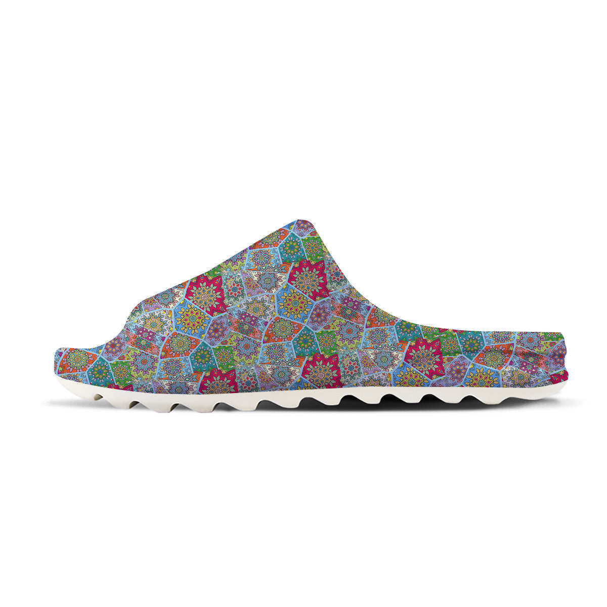 Mandala Patchwork Bohemian Indian Print Sandals-grizzshop