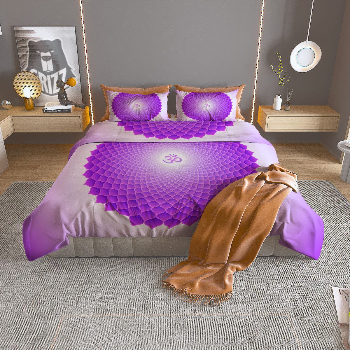 Mask Tribal Tiki Print Pattern Duvet Cover Bedding Set