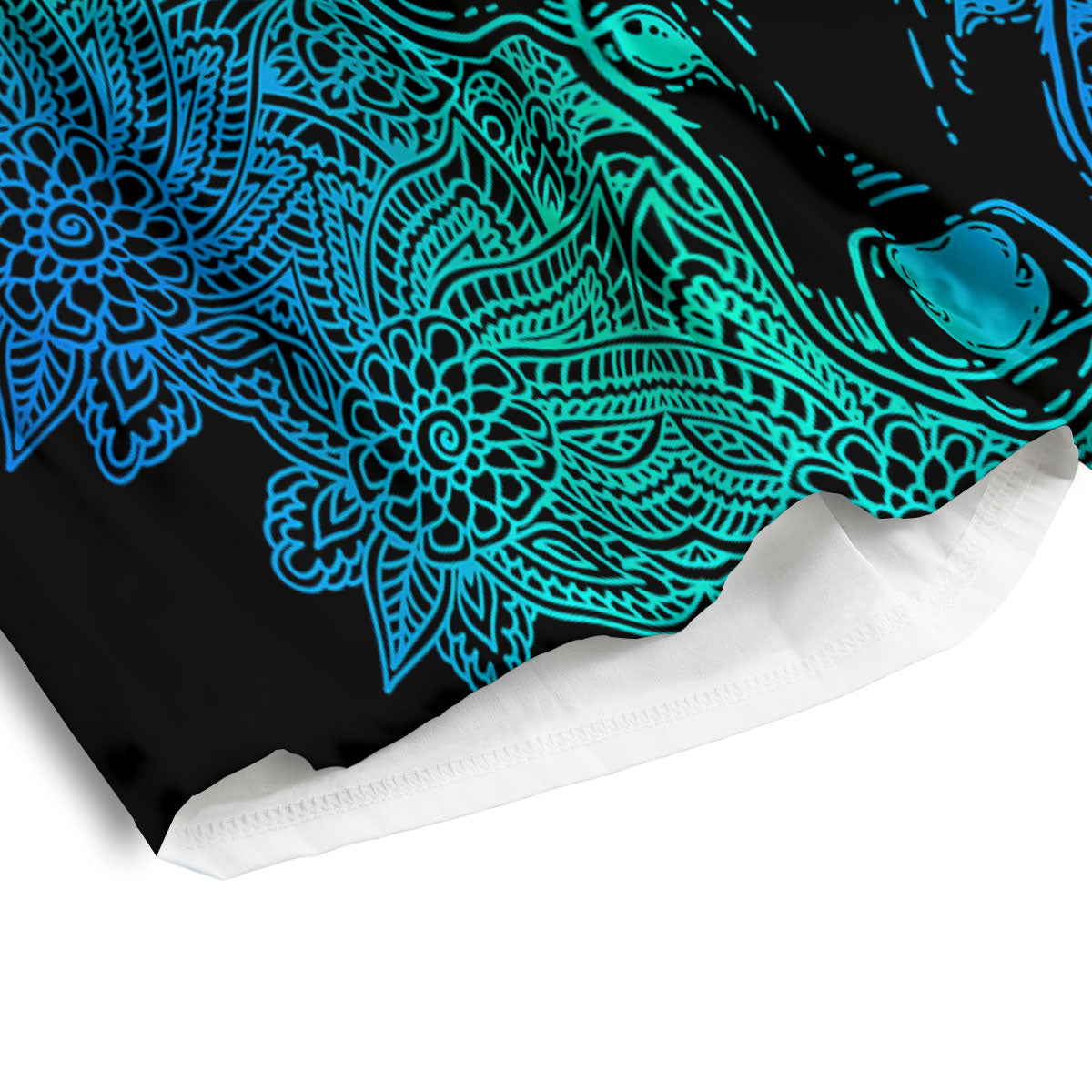 Mandala Spiritual Deer Print Men's Athletic Shorts