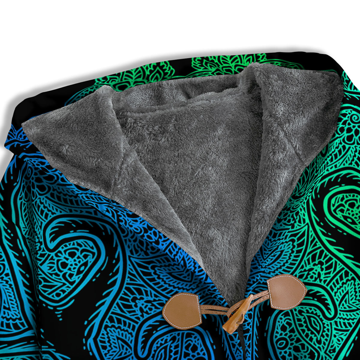 Mandala Spiritual Deer Print Men's Windbreaker Jacket-grizzshop