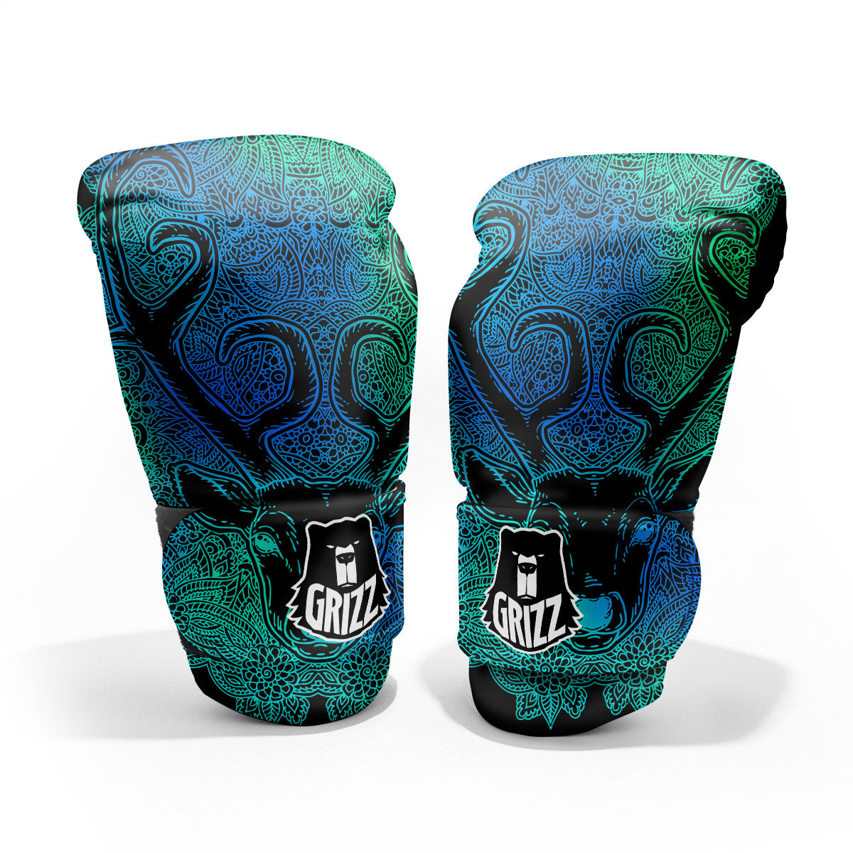 Mandala Spiritual Deer Print Pro Boxing Glove