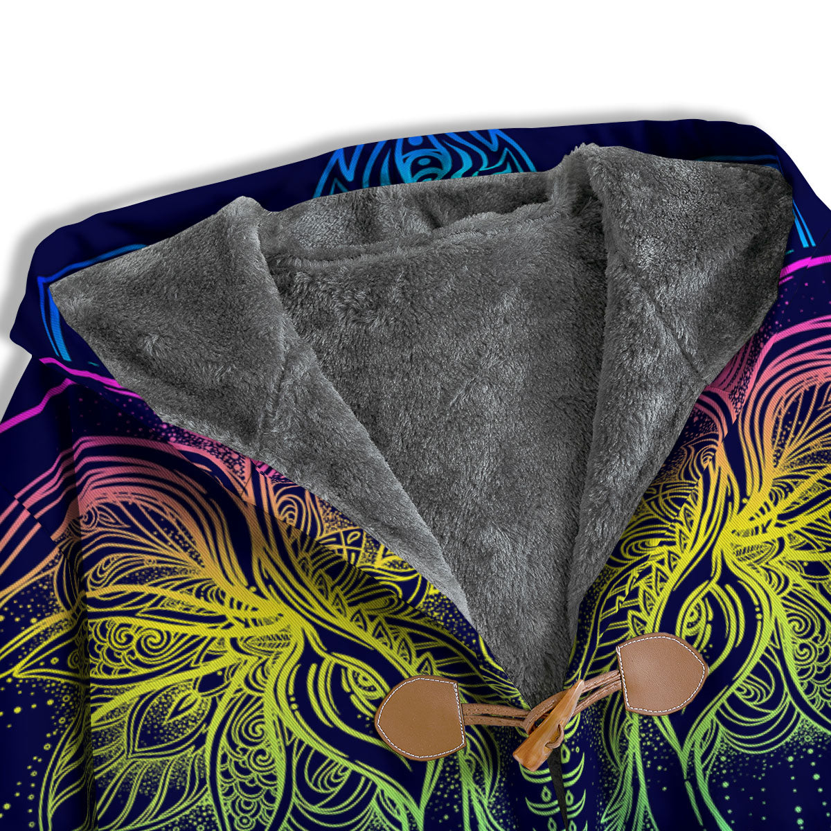 Mandala Spiritual Elephant Print Men's Windbreaker Jacket-grizzshop