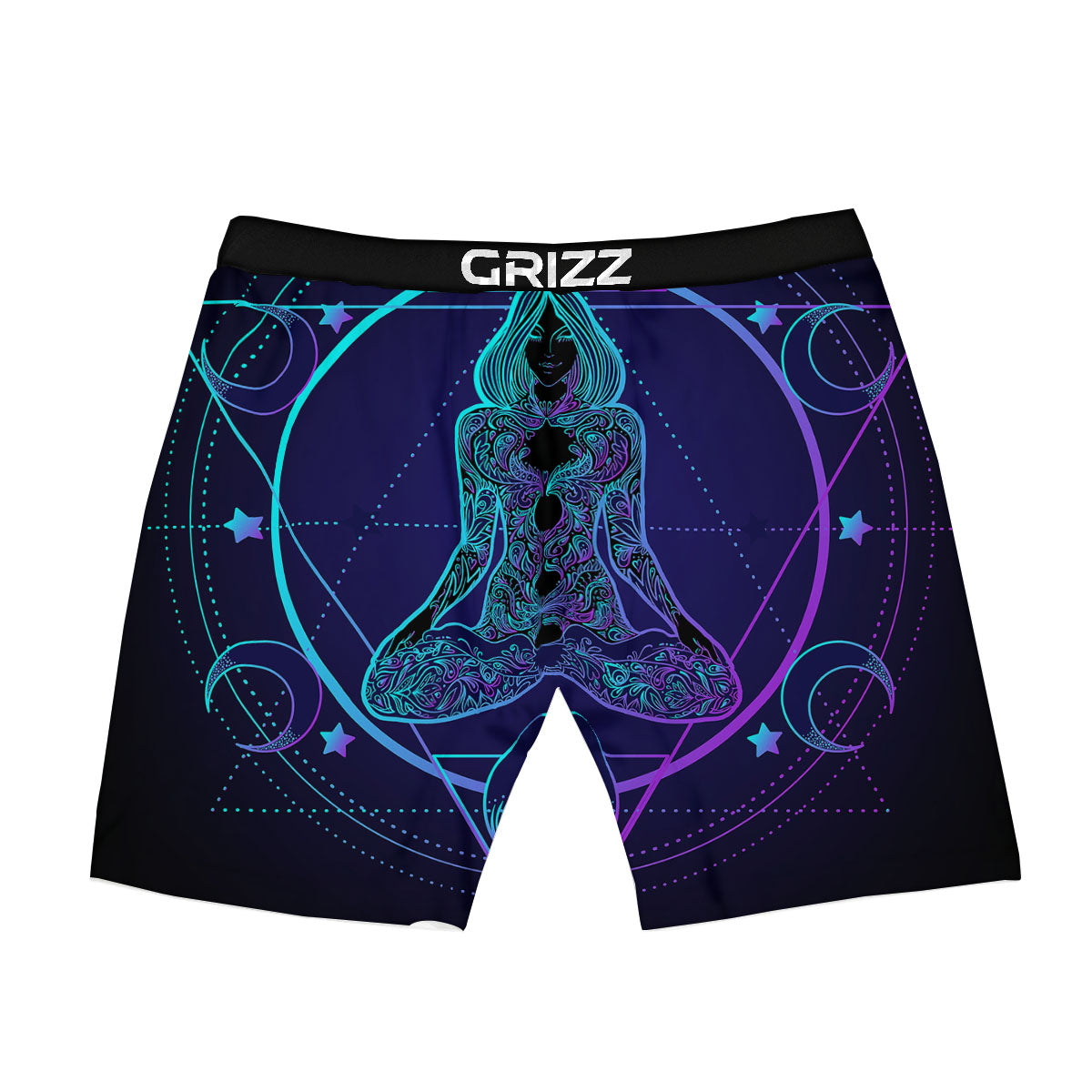 Mandala Spiritual Girl Print Boxer Briefs-grizzshop