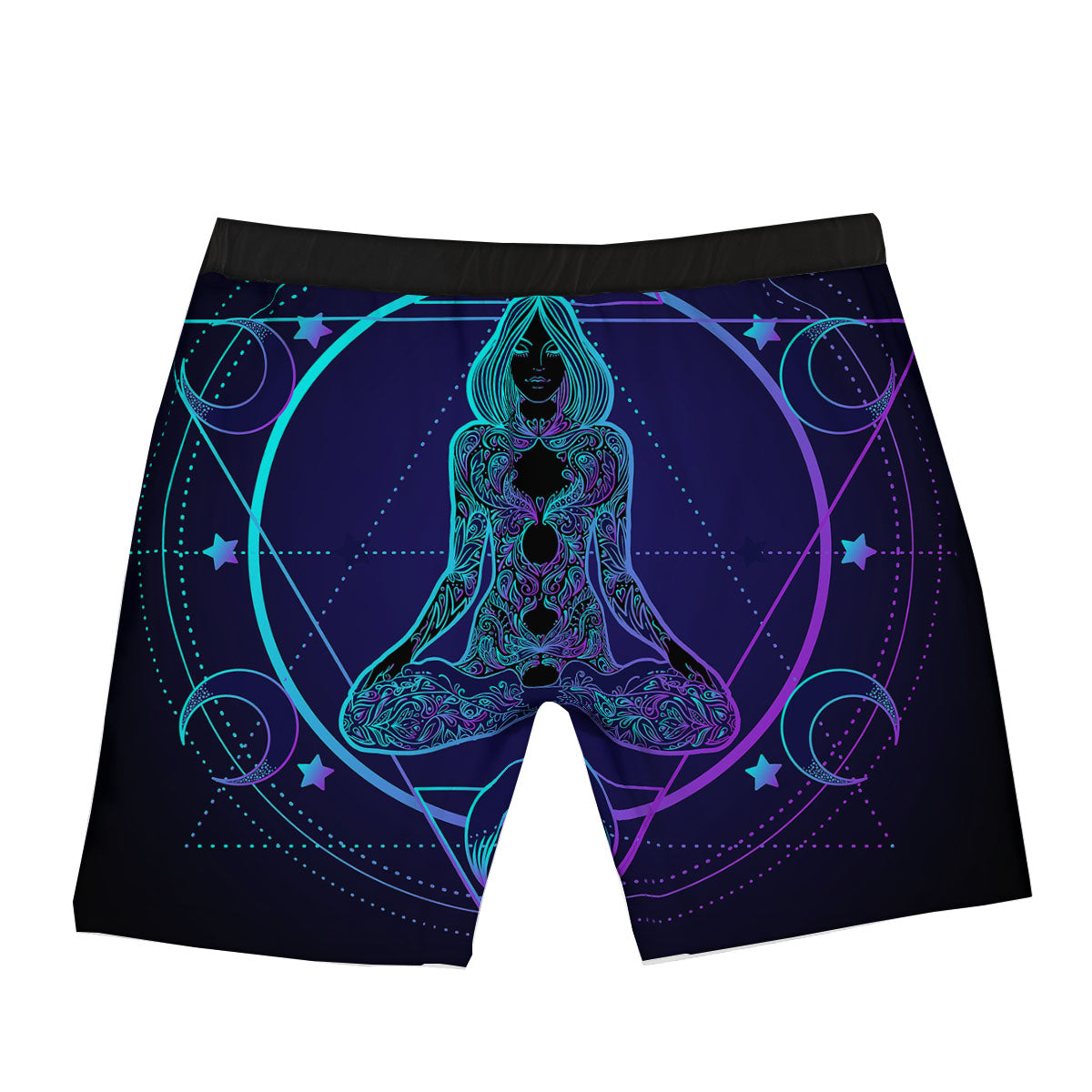 Mandala Spiritual Girl Print Boxer Briefs-grizzshop