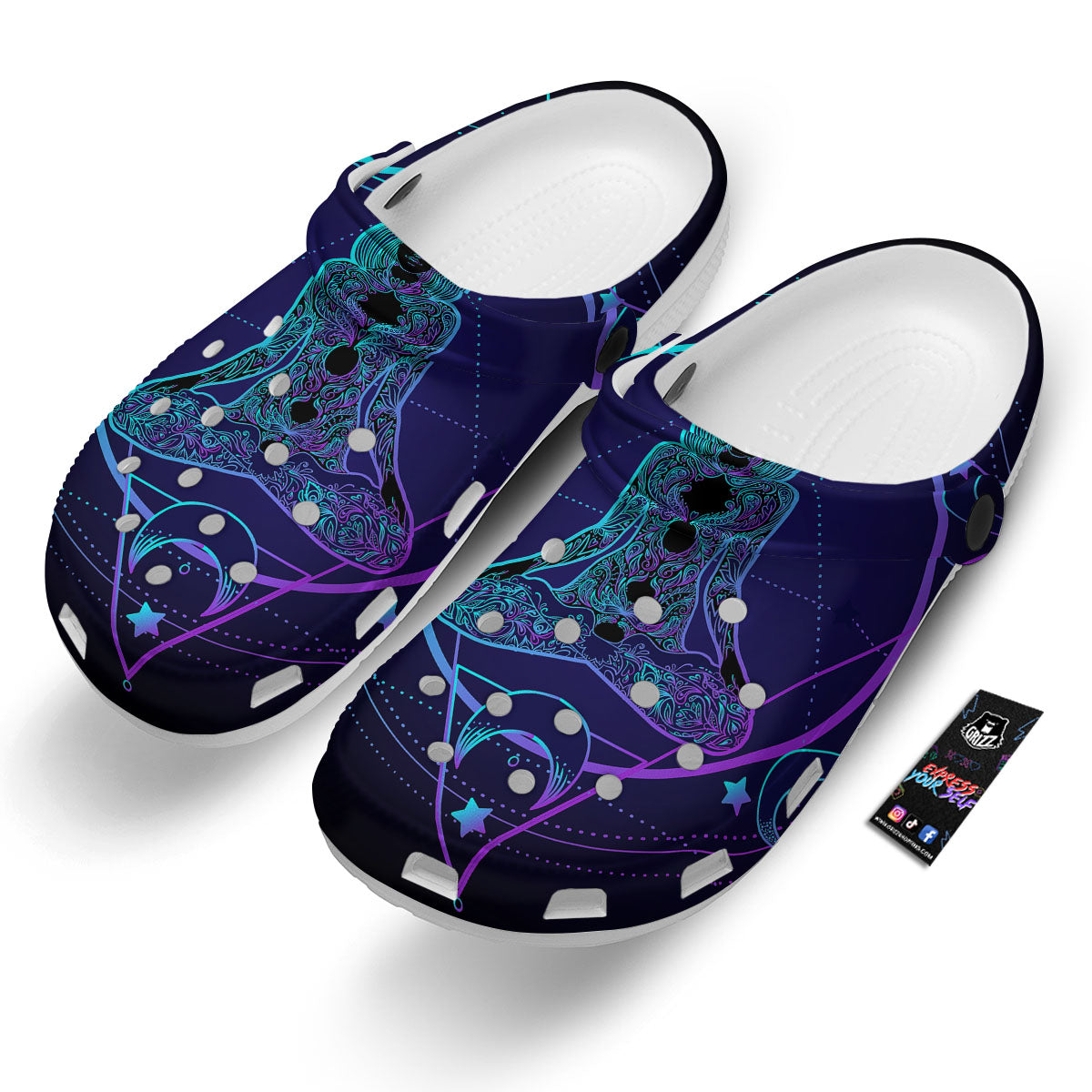 Mandala Spiritual Girl Print Clog-grizzshop