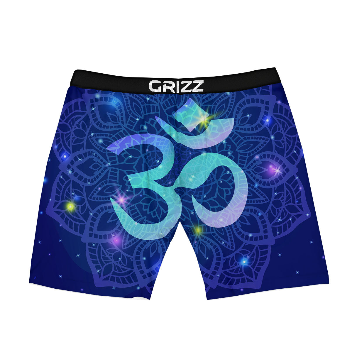 Mandala Spiritual Om Print Boxer Briefs-grizzshop
