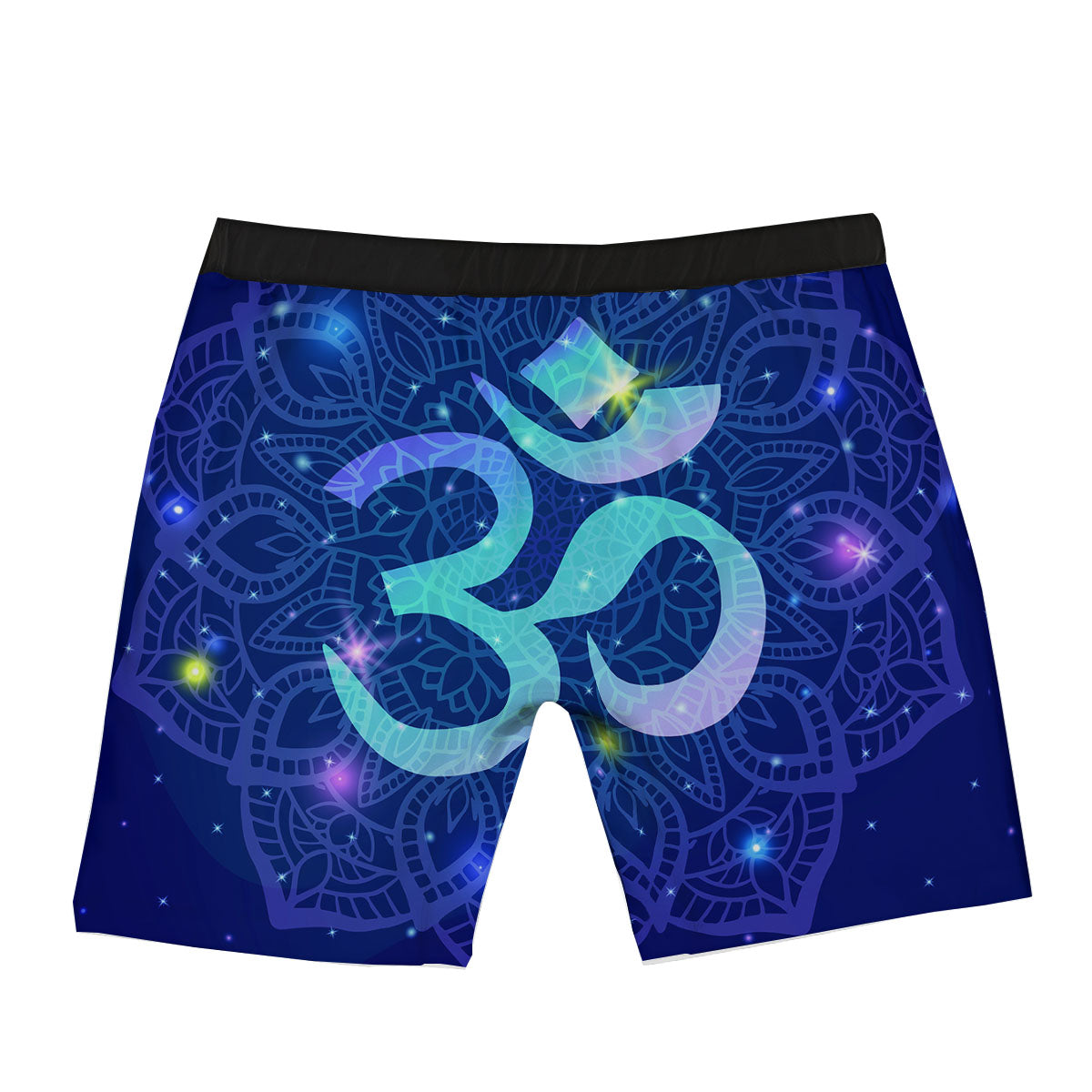 Mandala Spiritual Om Print Boxer Briefs-grizzshop