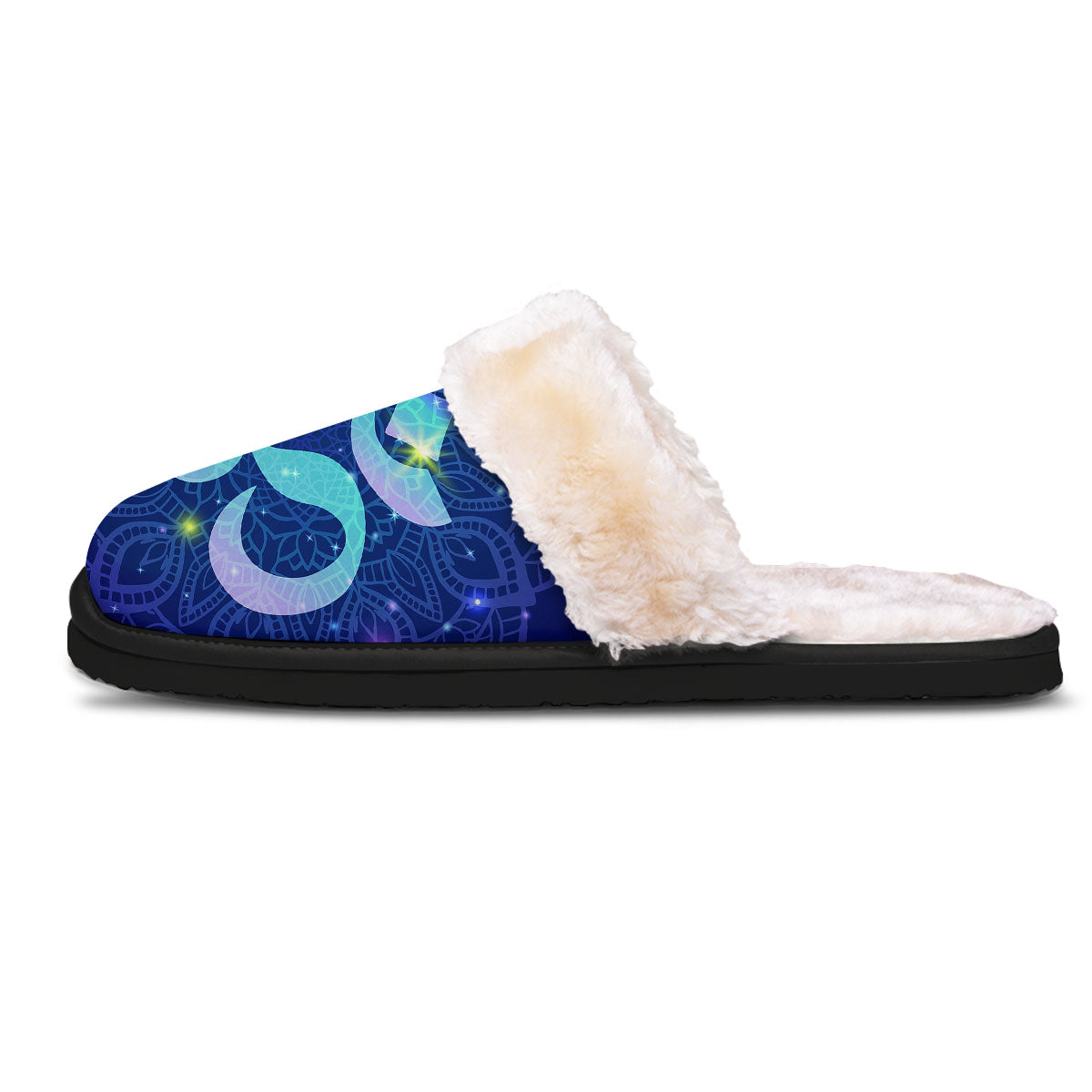 Mandala Spiritual Om Print Slippers-grizzshop