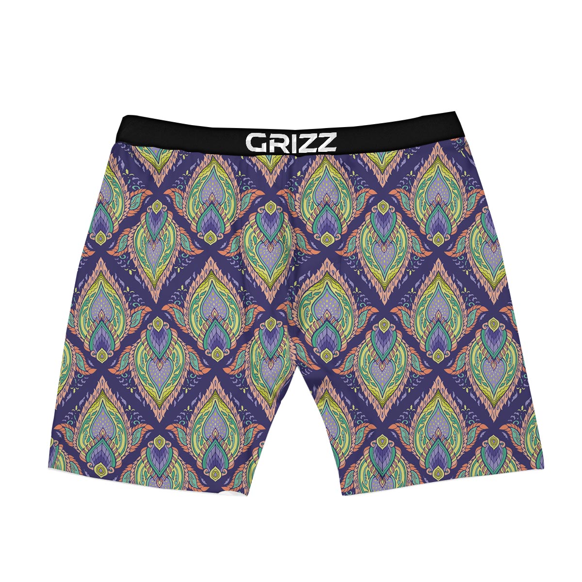 Mandala Thai Print Pattern Boxer Briefs-grizzshop