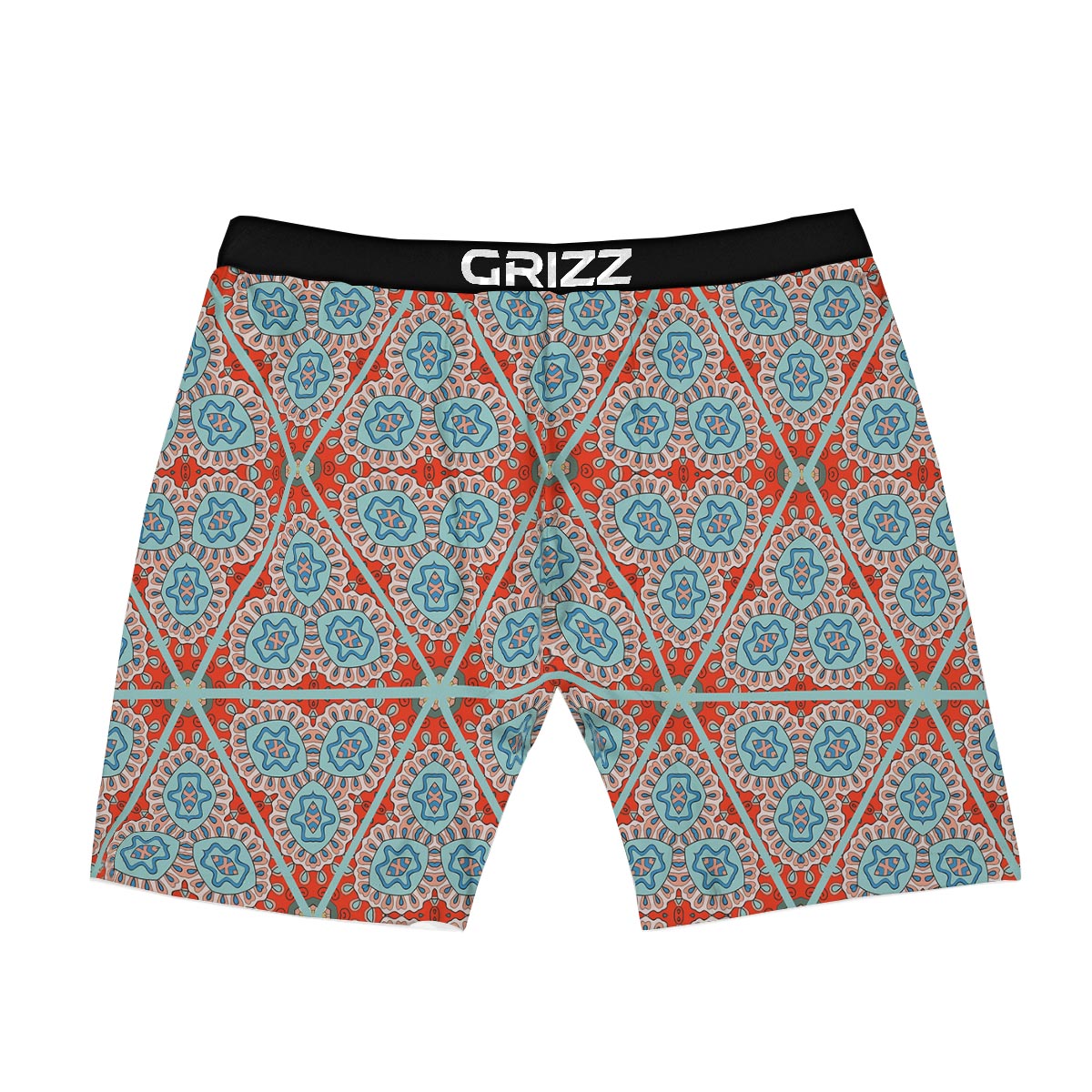 Mandala Triangle Bohemian Print Pattern Boxer Briefs-grizzshop