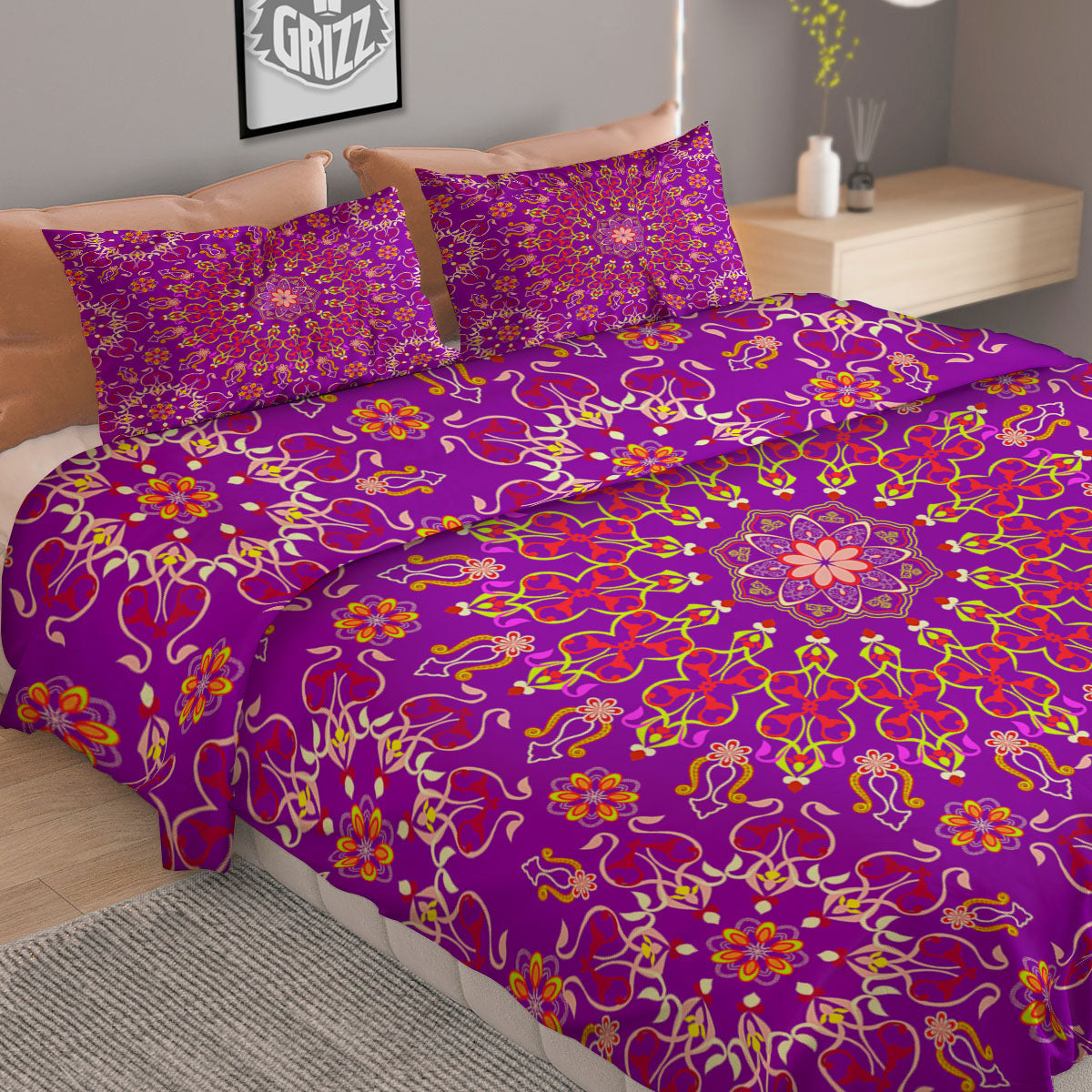 Melted Ice Cream Print Pattern Duvet Cover Bedding Set
