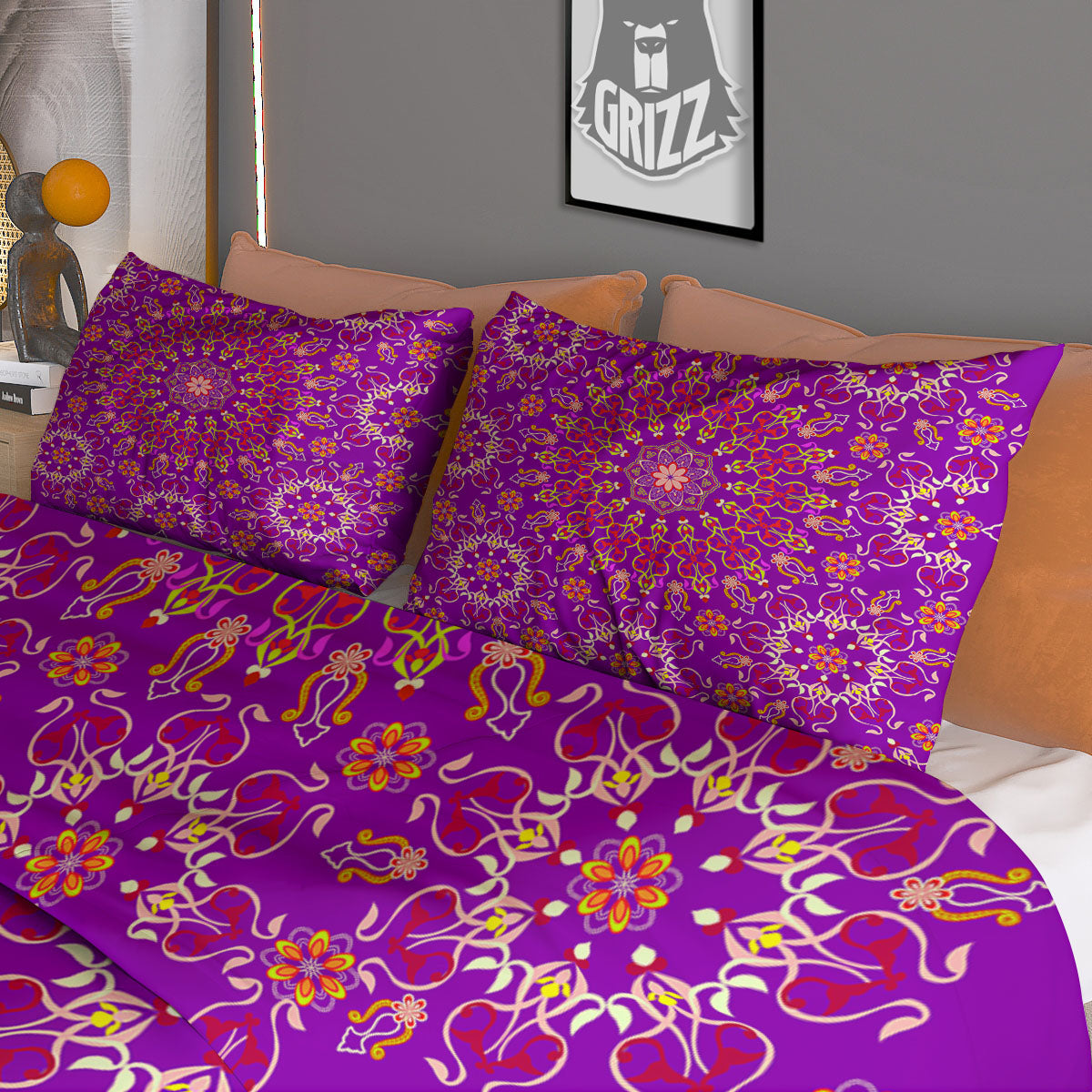 Melted Ice Cream Print Pattern Duvet Cover Bedding Set