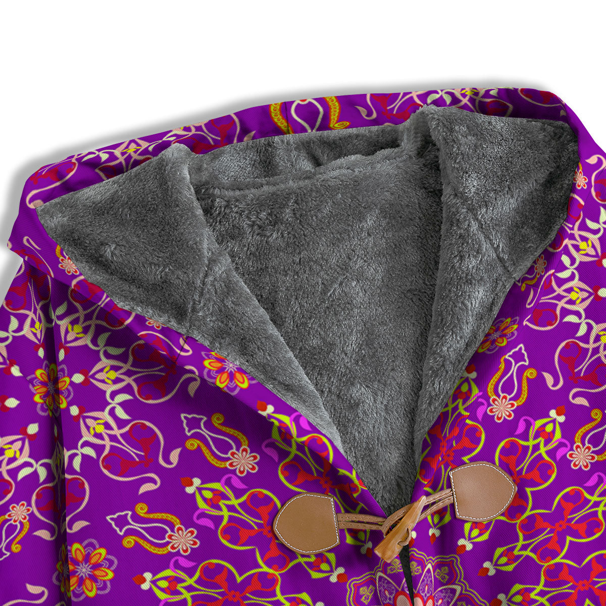 Mandala Trippy Purple Print Men's Windbreaker Jacket-grizzshop