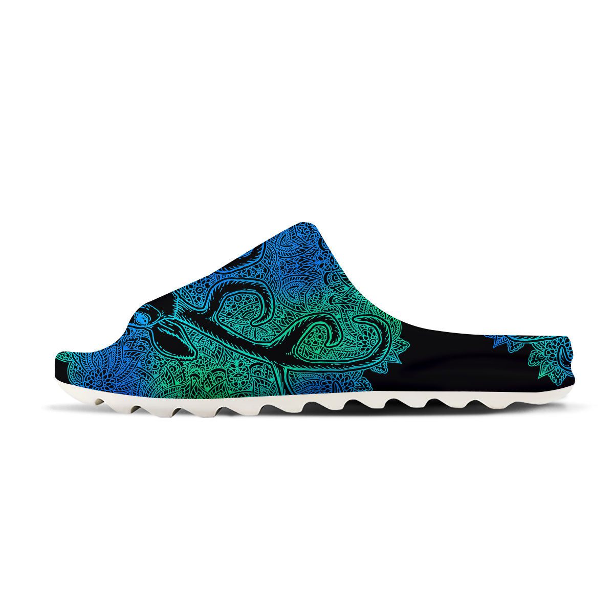Mandala Spiritual Deer Print Sandals-grizzshop
