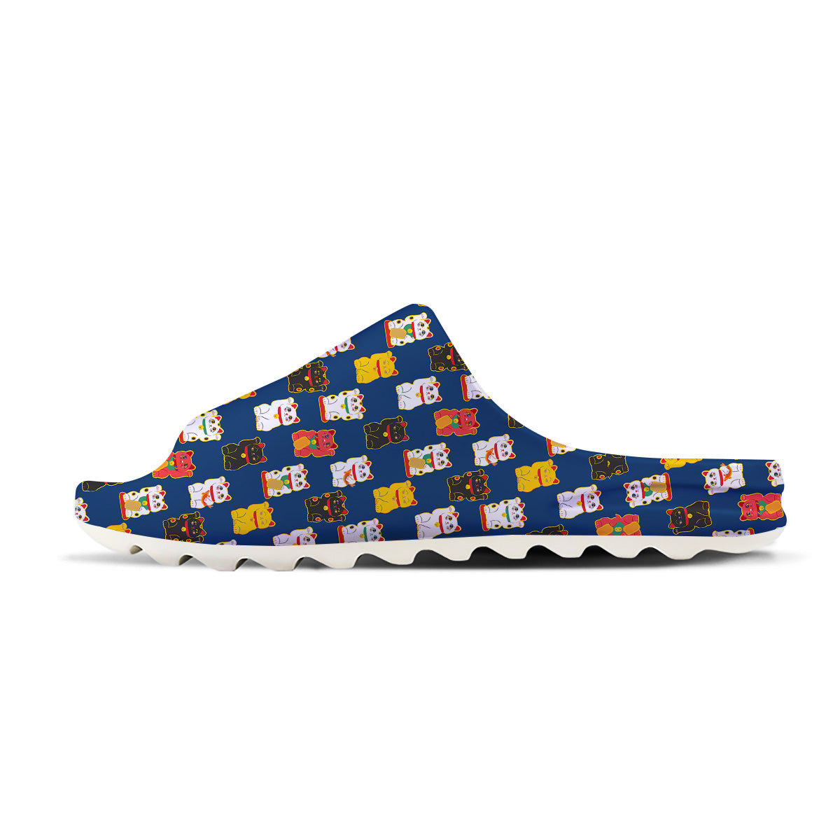Maneki Neko Colorful Print Pattern Sandals-grizzshop