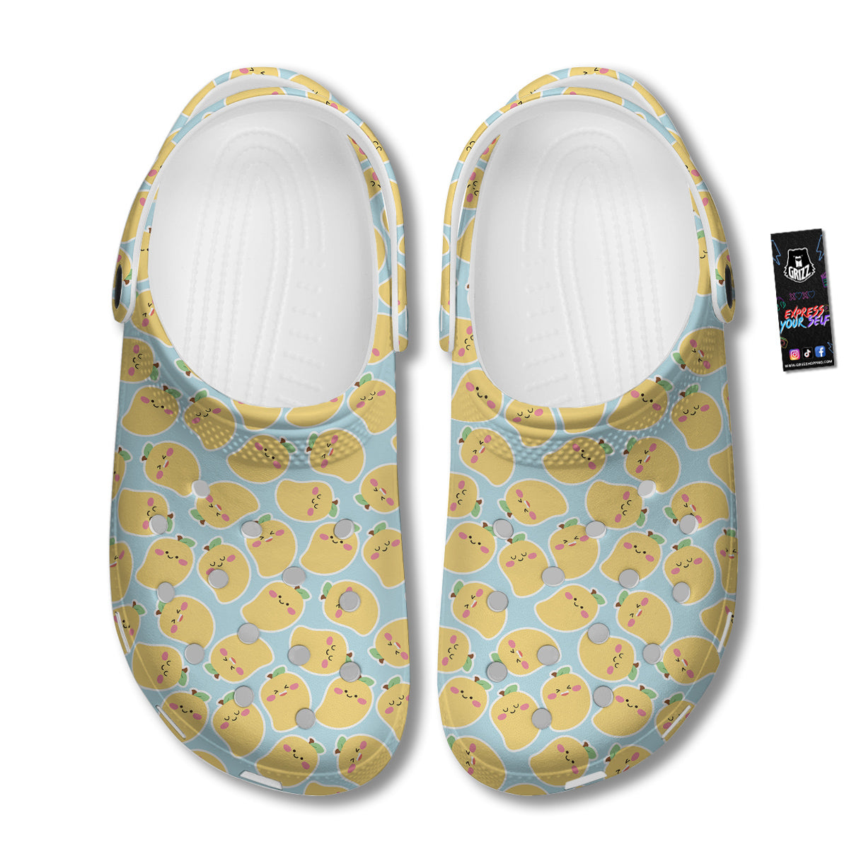 Mango Cute Print Pattern Clog-grizzshop