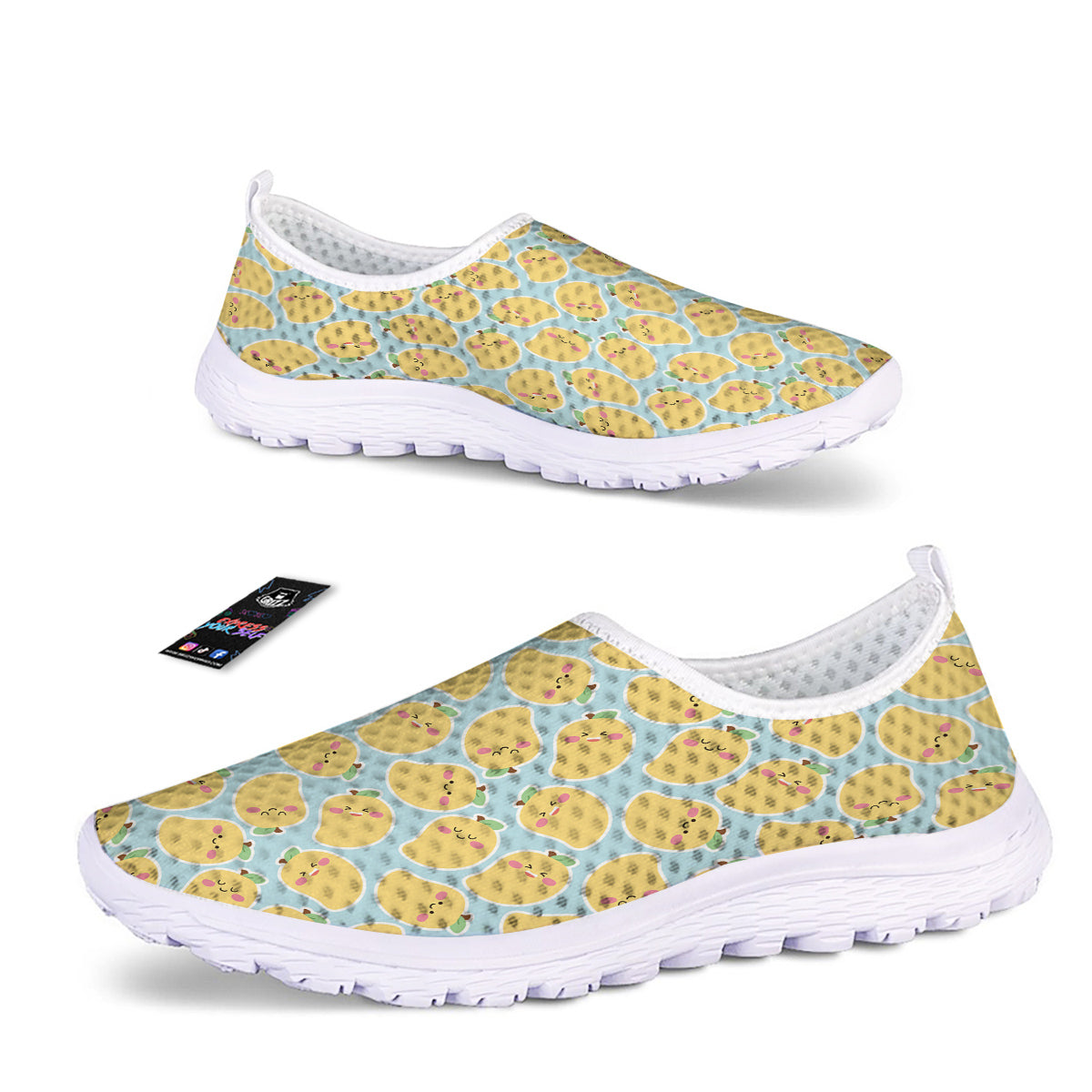 Mango Cute Print Pattern Nurse Shoes-grizzshop