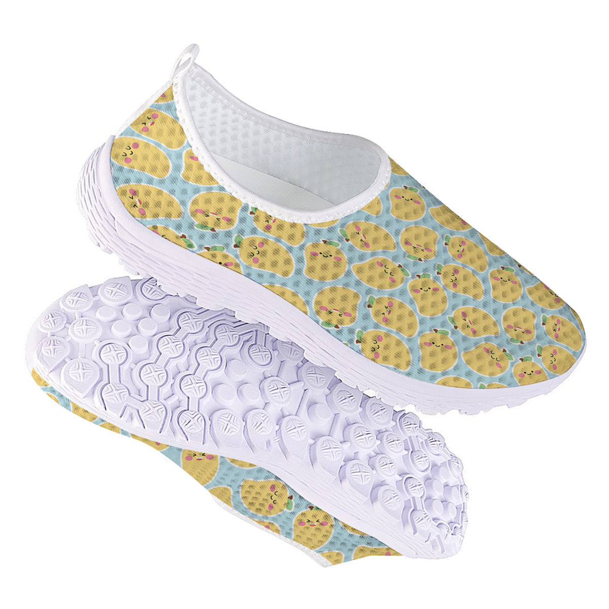 Mango Cute Print Pattern Nurse Shoes-grizzshop