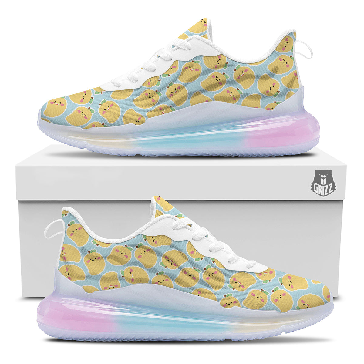 Mango Cute Print Pattern Running Sneakers-grizzshop