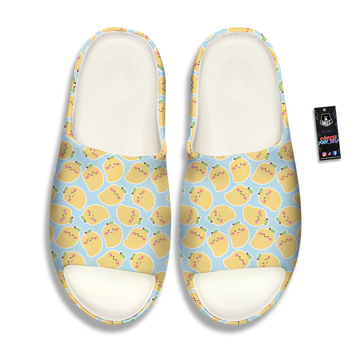 Mango Cute Print Pattern Sandals-grizzshop