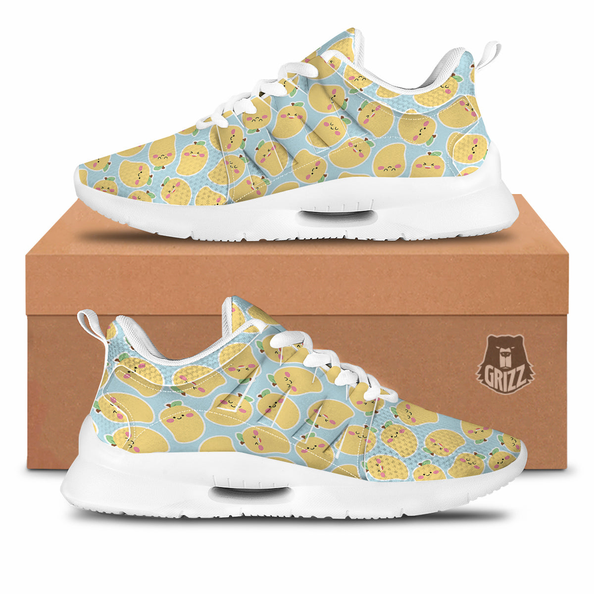 Mango Cute Print Pattern Tennis Shoes-grizzshop