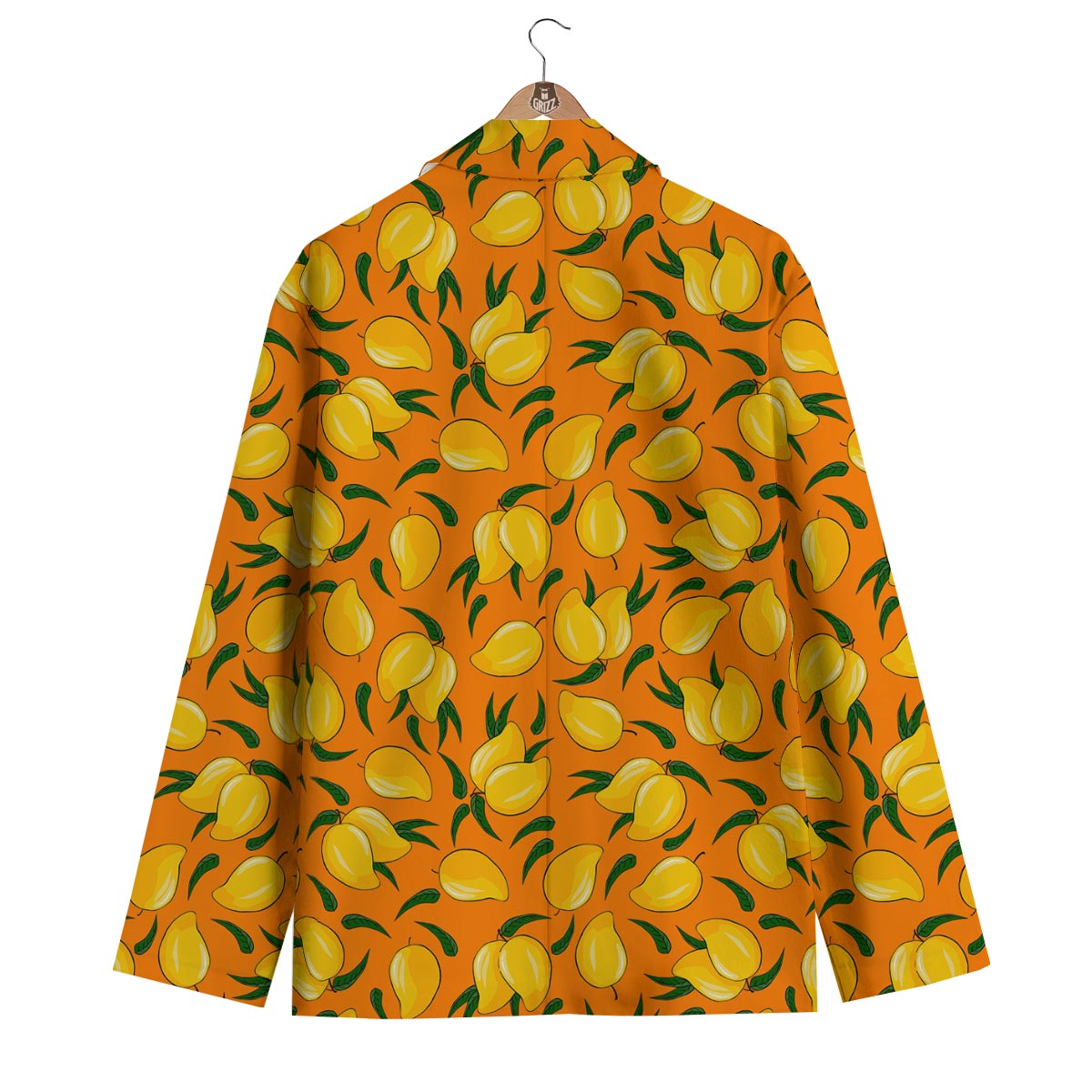 Mango Pattern Print Men's Blazer-grizzshop