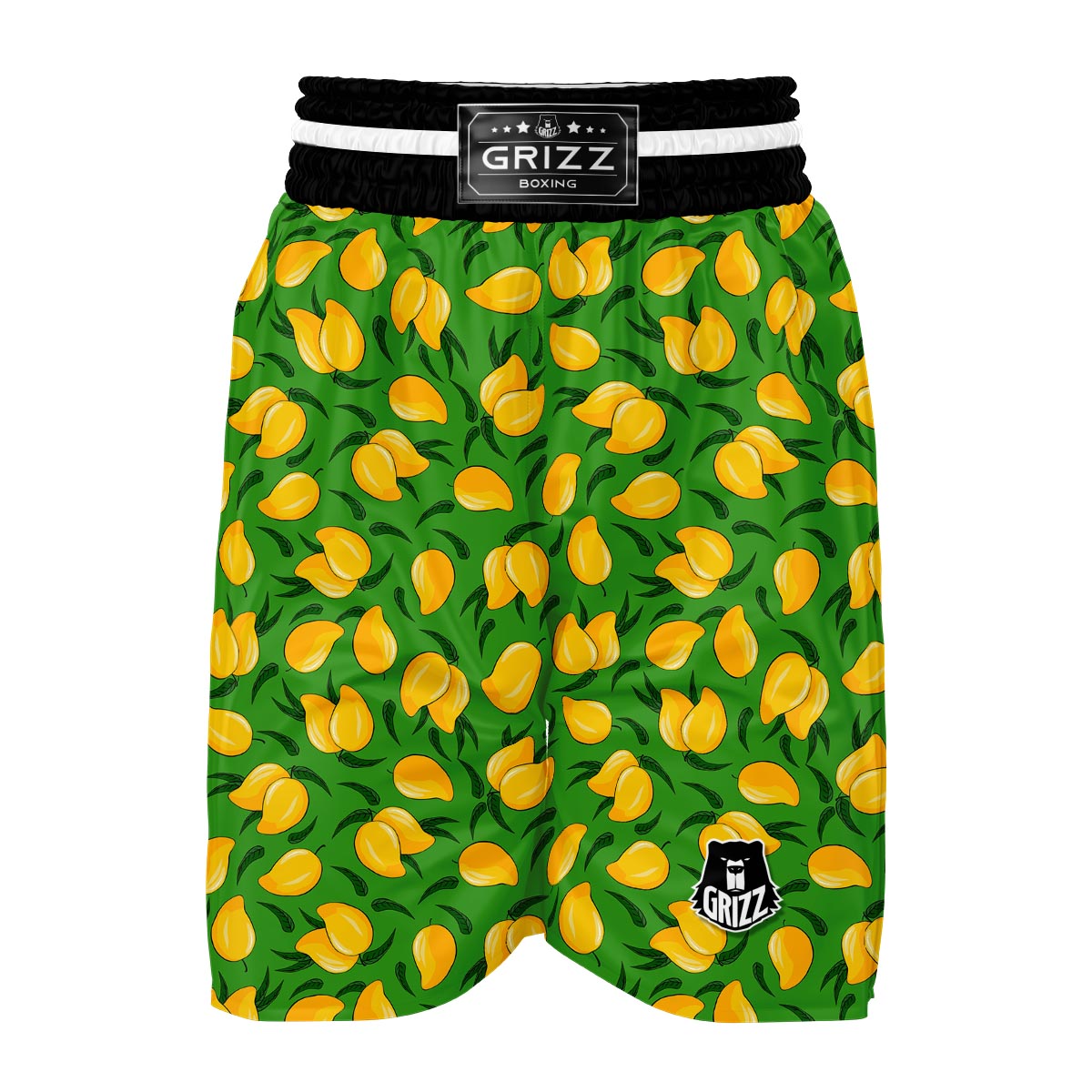 Mango Print Pattern Boxing Shorts-grizzshop