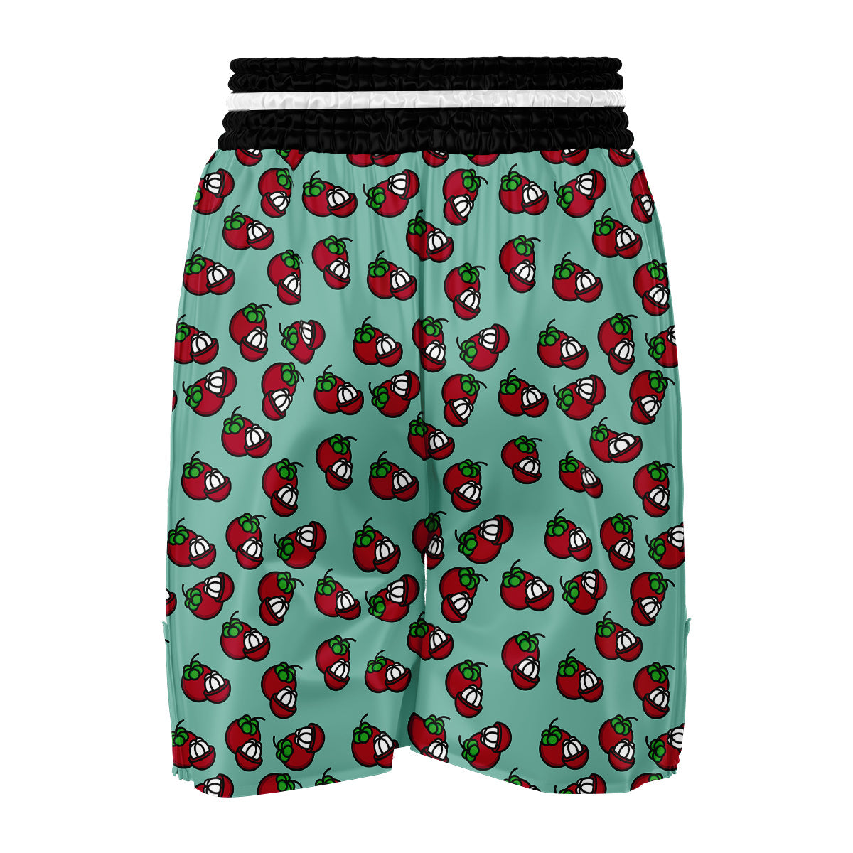 Mangosteen Print Pattern Boxing Shorts-grizzshop
