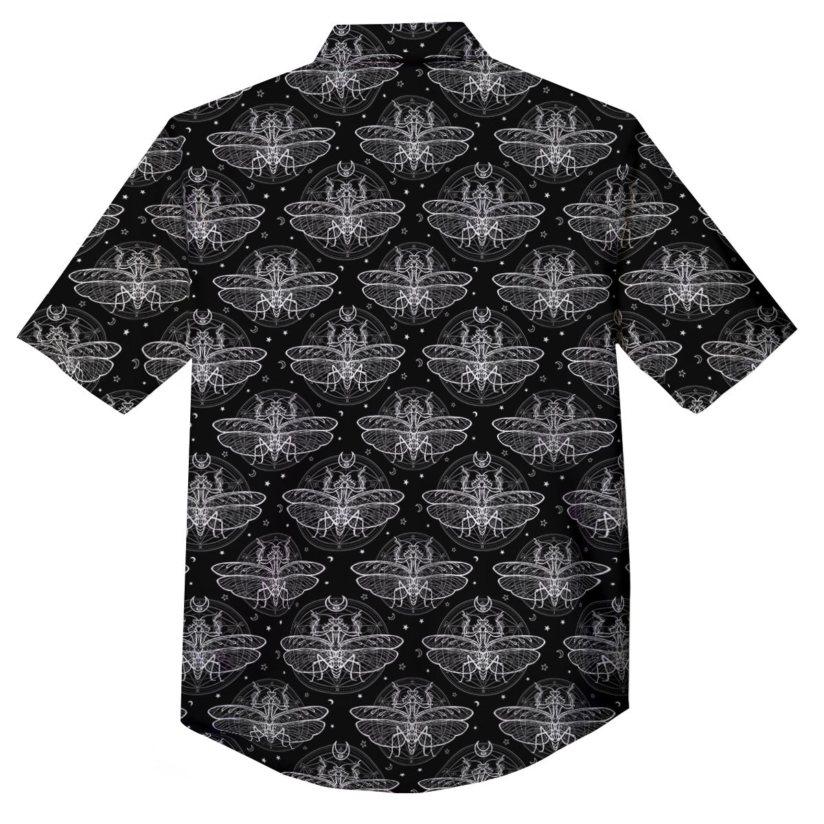 Mantis Animal Print Pattern Button Up Shirt-grizzshop