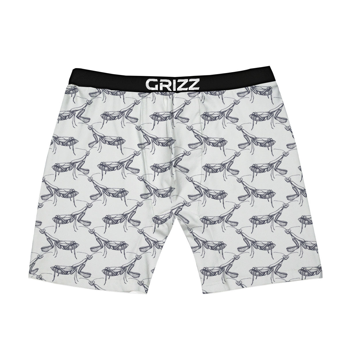 Mantis Hand Drawn Print Pattern Boxer Briefs-grizzshop