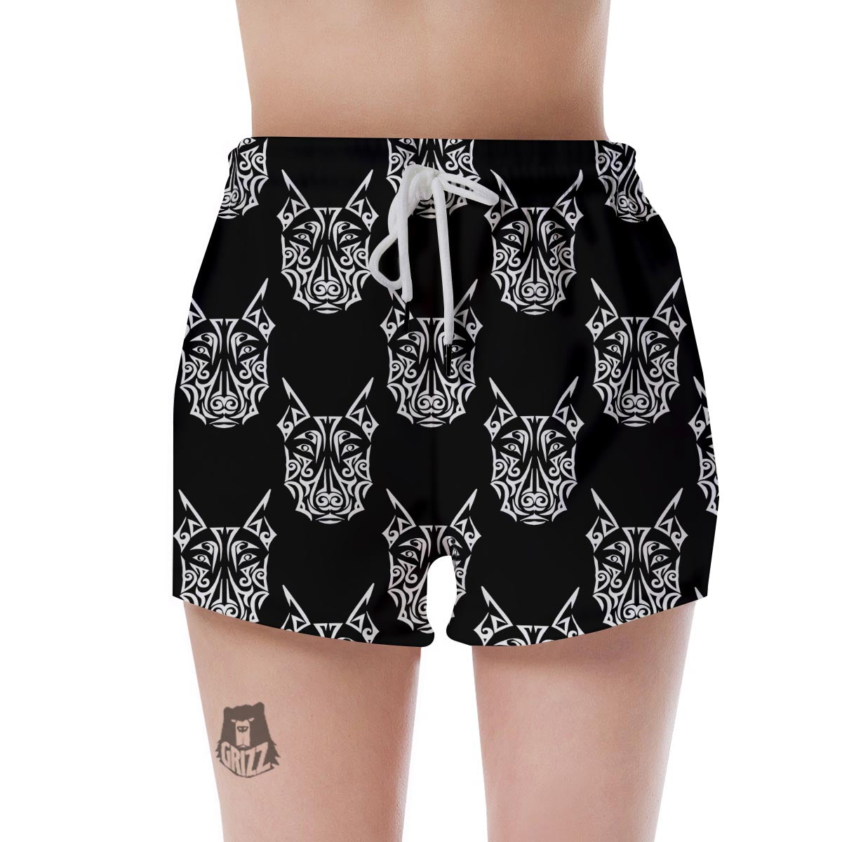 Maori Aztec Pitbull Women's Shorts-grizzshop