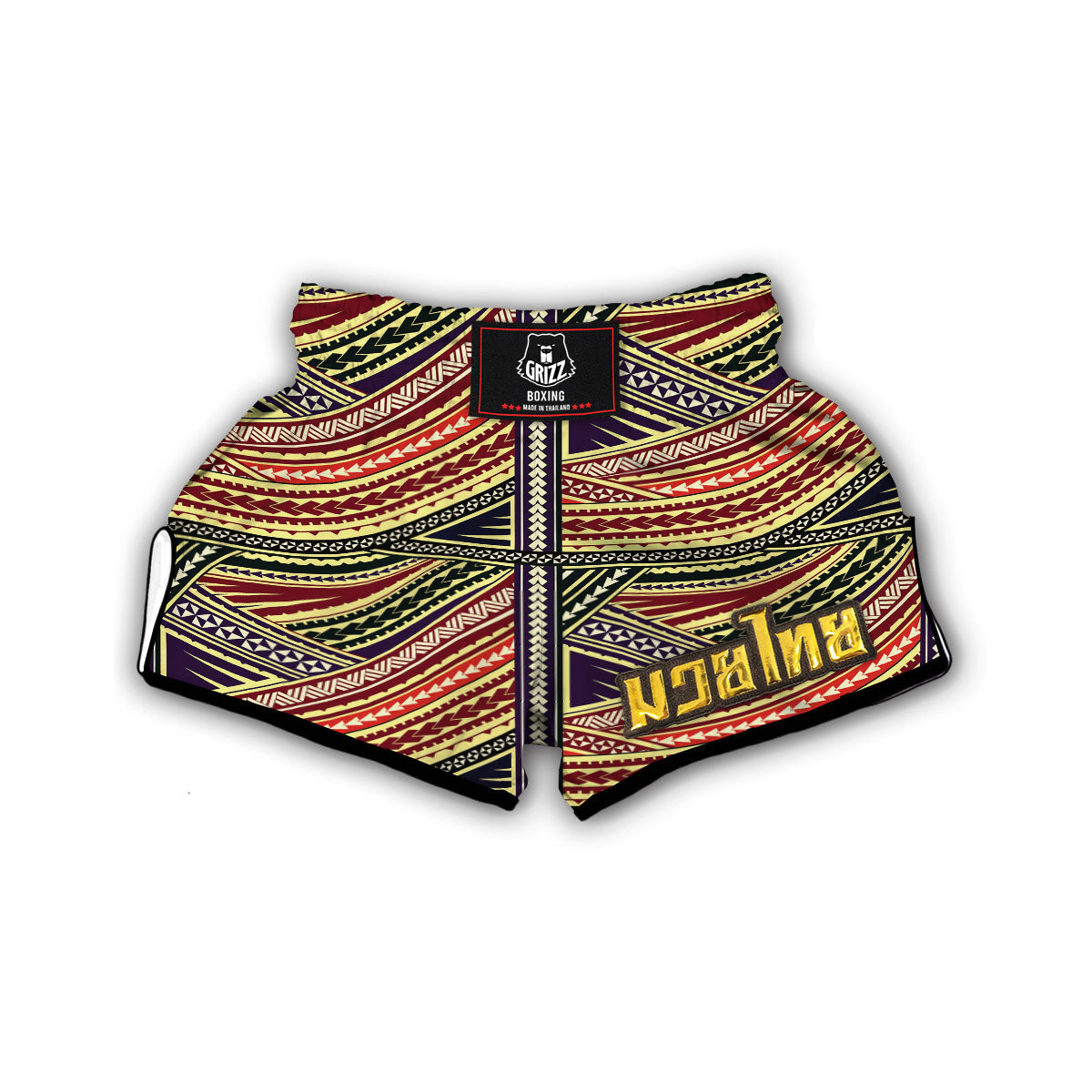 Maori Tribal Muay Thai Boxing Shorts-grizzshop