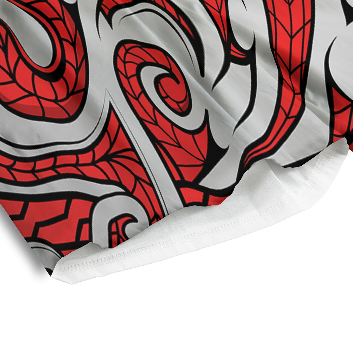 Maori Tribal Polynesian Kowhaiwhai Print Men's Athletic Shorts