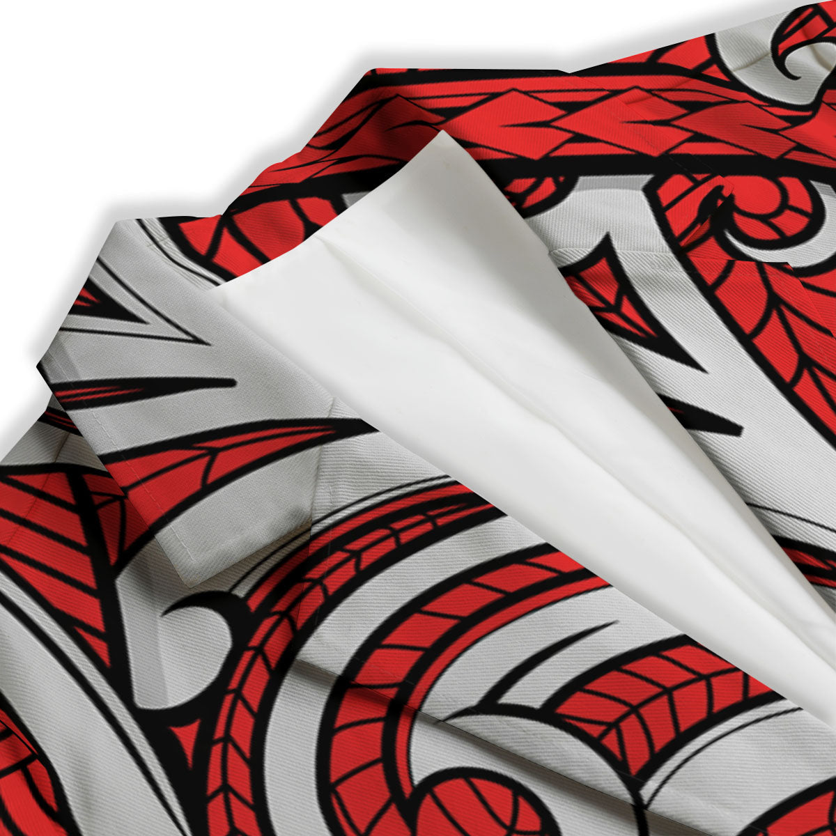 Maori Tribal Polynesian Kowhaiwhai Print Women's Blazer-grizzshop