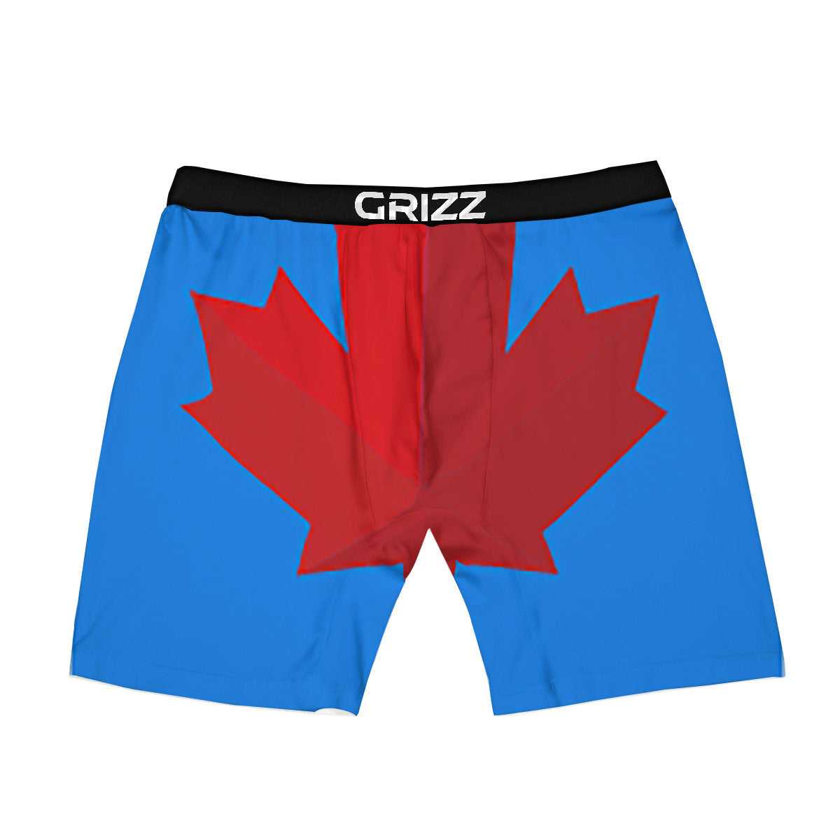 Maple Leaf Autumn Print Boxer Briefs-grizzshop